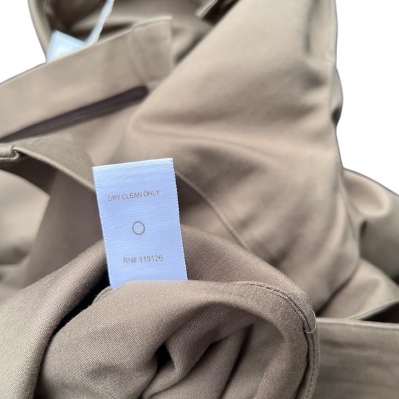 Bill Blass New York Dark Mink Stretch Cotton Shirt Dress NWT Size 6 - Picture 16 of 16